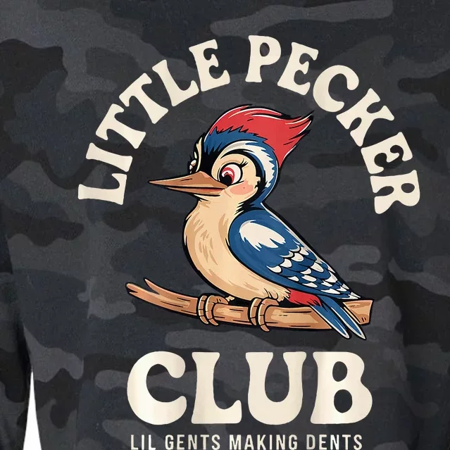 Little Pecker Club Front And Back Cropped Pullover Crew