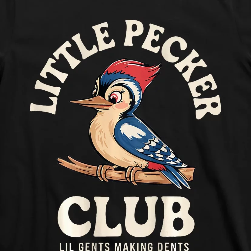 Little Pecker Club Front And Back T-Shirt