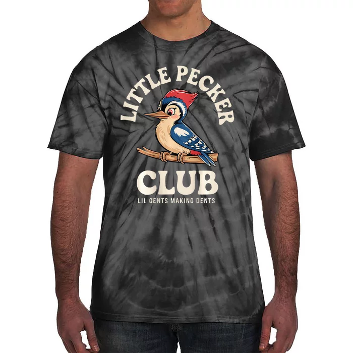 Little Pecker Club Front And Back Tie-Dye T-Shirt