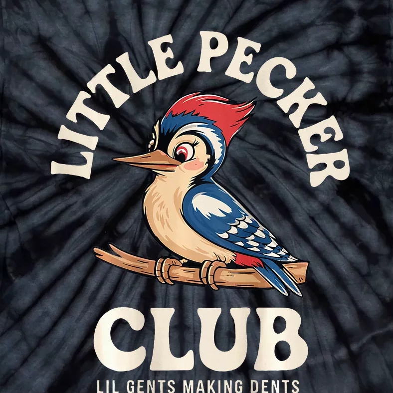 Little Pecker Club Front And Back Tie-Dye T-Shirt