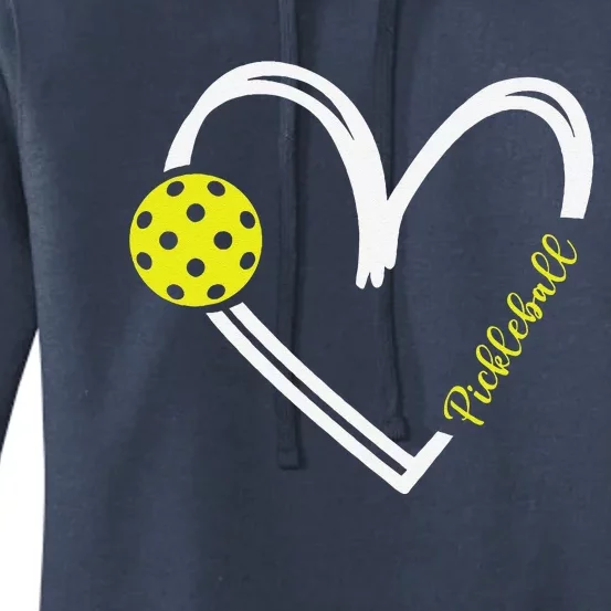 Love Pickleball Cute Pickleball Match I Love Pickleball Women's Pullover Hoodie