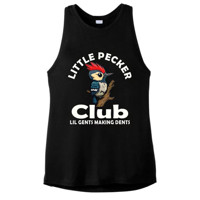 Little Pecker Club Ladies Tri-Blend Wicking Tank