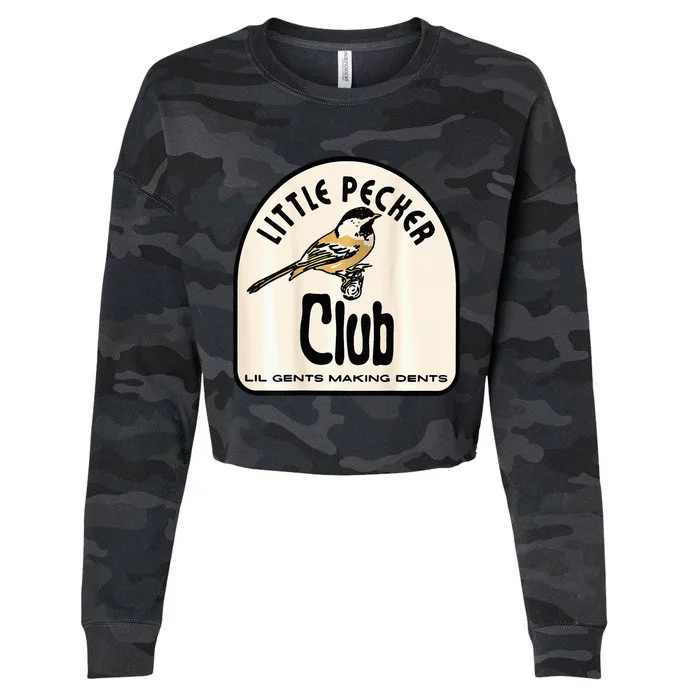 Little Pecker Club Cropped Pullover Crew