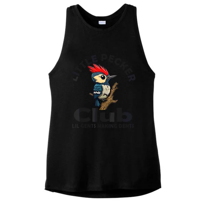 Little Pecker Club Ladies Tri-Blend Wicking Tank