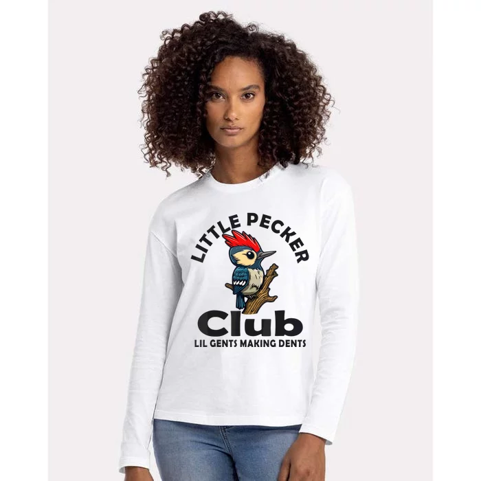 Little Pecker Club Womens Cotton Relaxed Long Sleeve T-Shirt