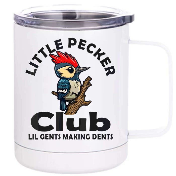 Little Pecker Club Front & Back 12oz Stainless Steel Tumbler Cup