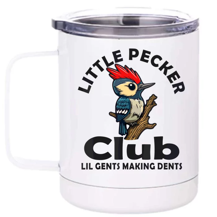 Little Pecker Club Front & Back 12oz Stainless Steel Tumbler Cup