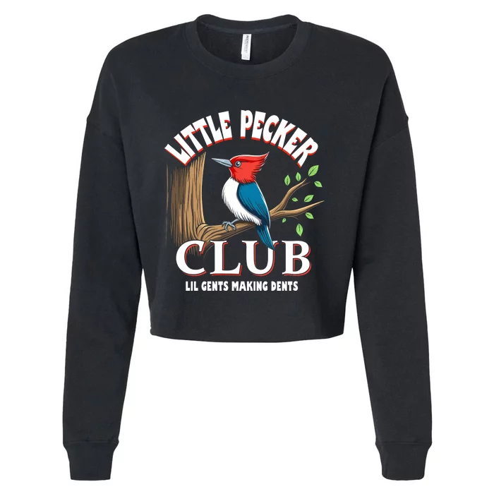 Little Pecker Club Cropped Pullover Crew