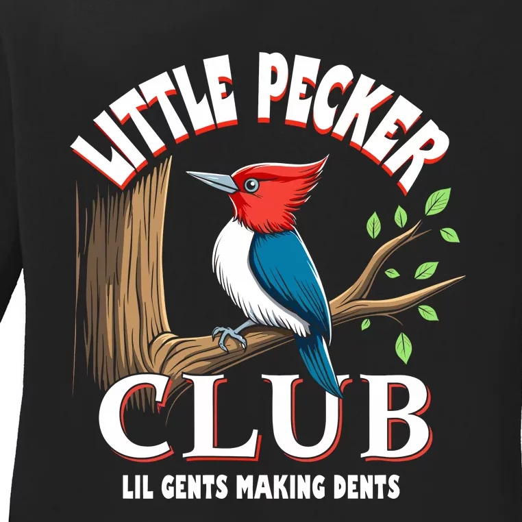 Little Pecker Club Ladies Long Sleeve Shirt