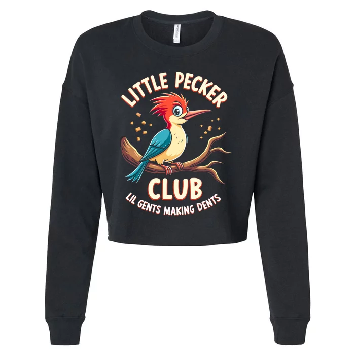 Little Pecker Club Cropped Pullover Crew