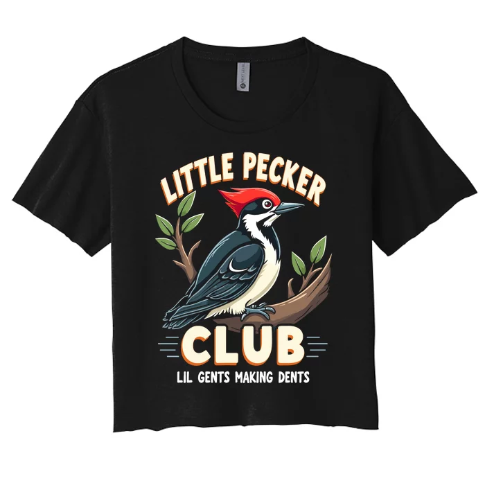 Little Pecker Club Women's Crop Top Tee