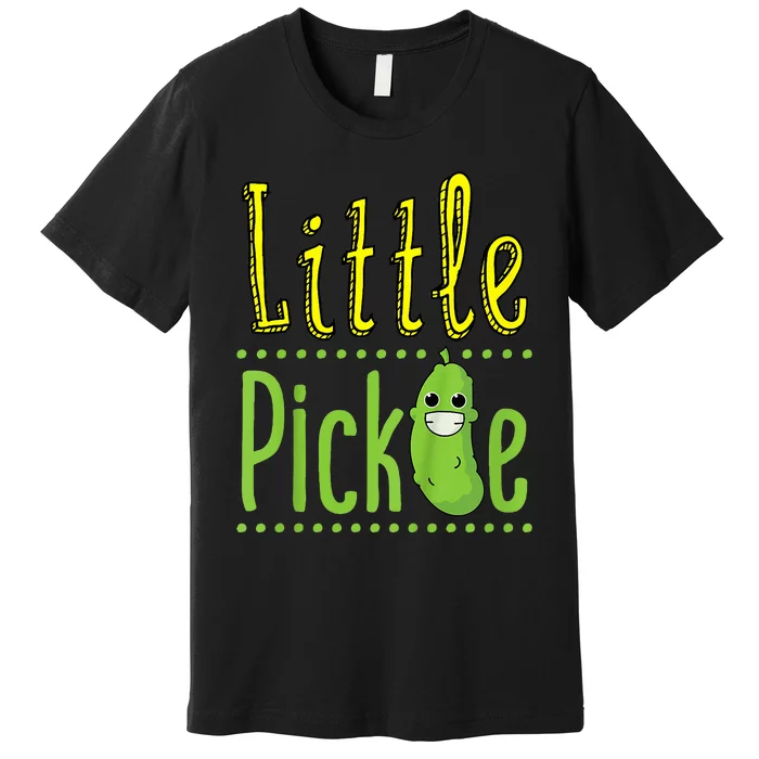 Little Pickle Cute Pickles Vegetable Veggie Girl Boy Premium T-Shirt