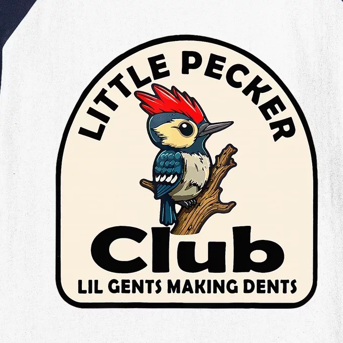 Little Pecker Club Lil Gents Making Dents Baseball Sleeve Shirt