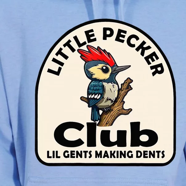 Little Pecker Club Lil Gents Making Dents Unisex Surf Hoodie