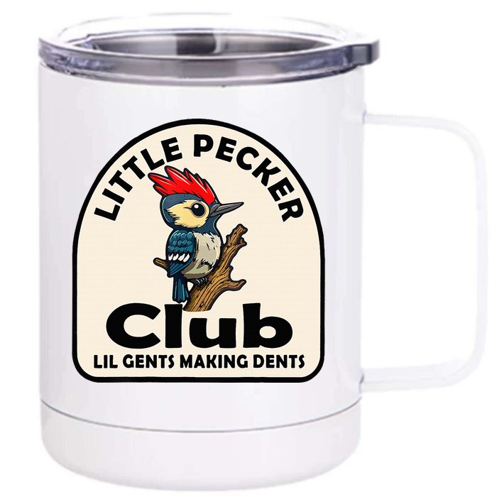 Little Pecker Club Lil Gents Making Dents Front & Back 12oz Stainless Steel Tumbler Cup