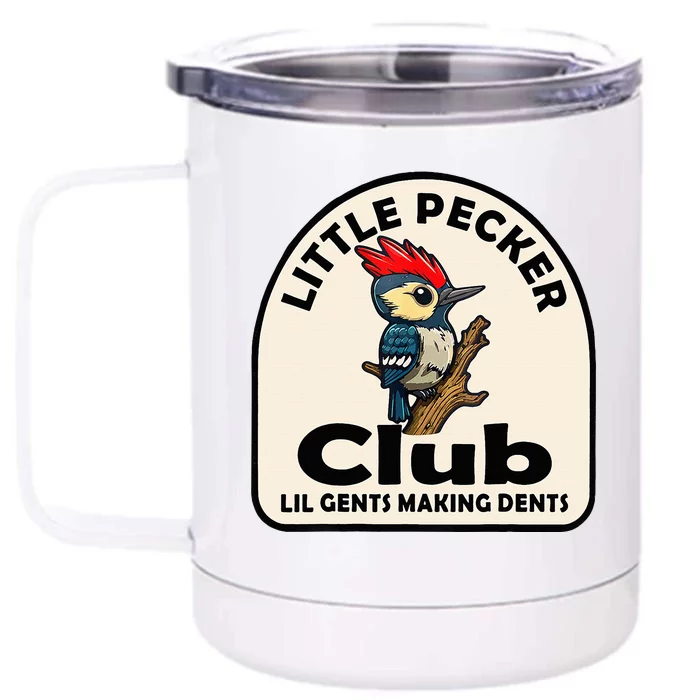 Little Pecker Club Lil Gents Making Dents Front & Back 12oz Stainless Steel Tumbler Cup