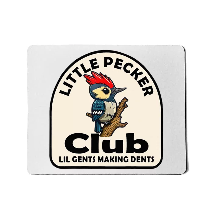 Little Pecker Club Lil Gents Making Dents Mousepad