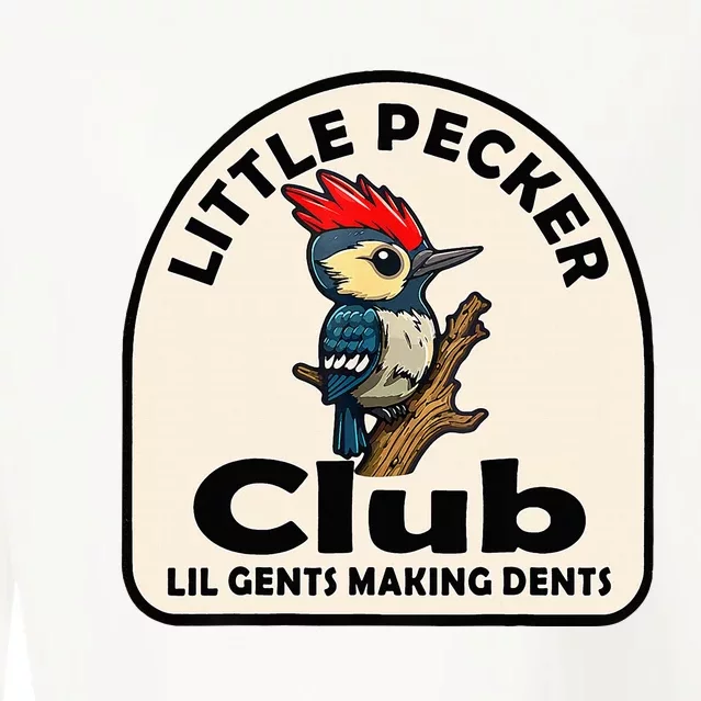 Little Pecker Club Lil Gents Making Dents Cropped Pullover Crew