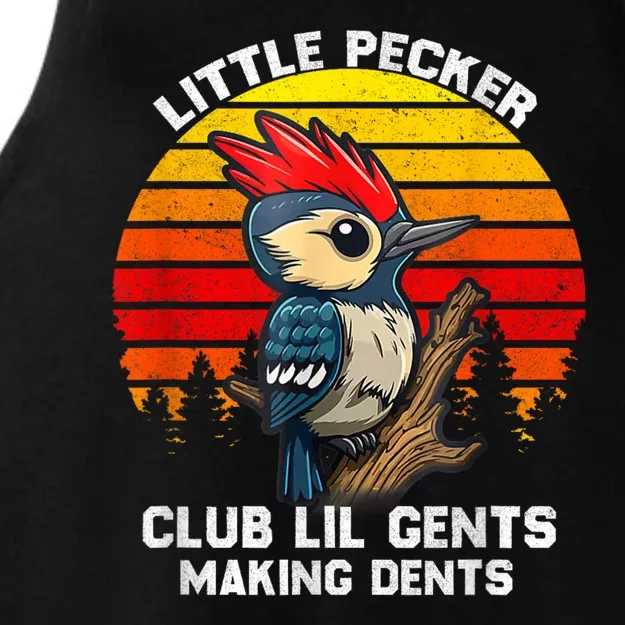 Little Pecker Club Lil Gents Making Dents Ladies Tri-Blend Wicking Tank