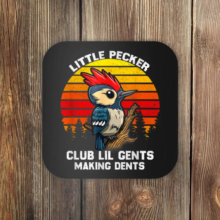 Little Pecker Club Lil Gents Making Dents Coaster