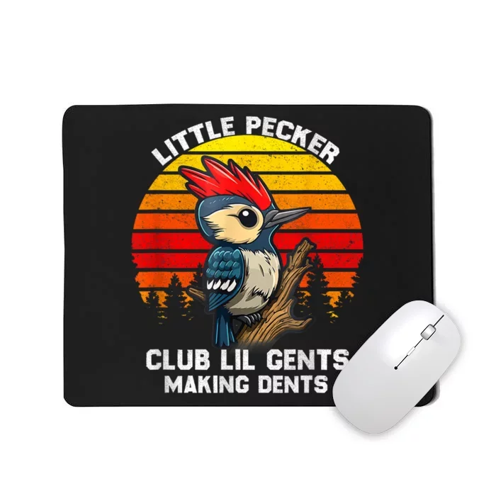 Little Pecker Club Lil Gents Making Dents Mousepad