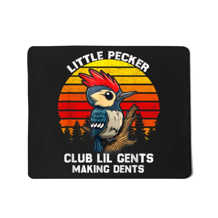 Little Pecker Club Lil Gents Making Dents Mousepad