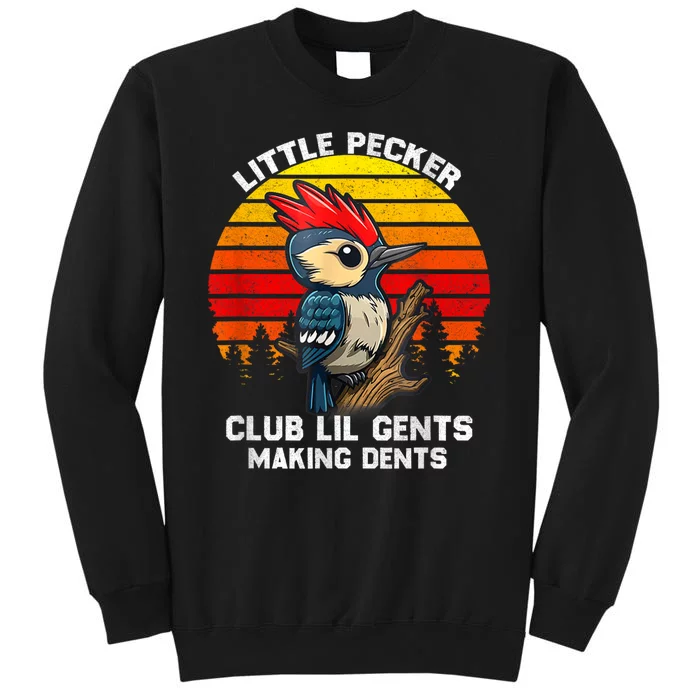 Little Pecker Club Lil Gents Making Dents Tall Sweatshirt