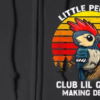 Little Pecker Club Lil Gents Making Dents Full Zip Hoodie