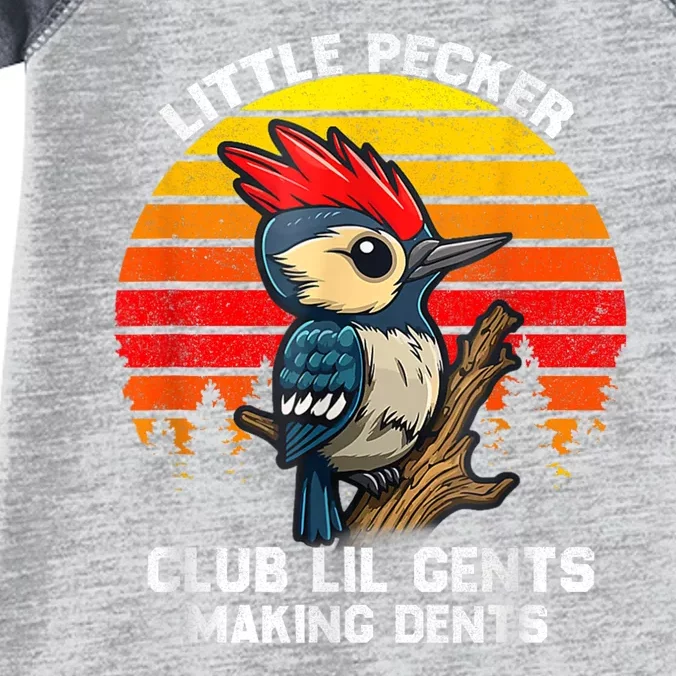 Little Pecker Club Lil Gents Making Dents Infant Baby Jersey Bodysuit