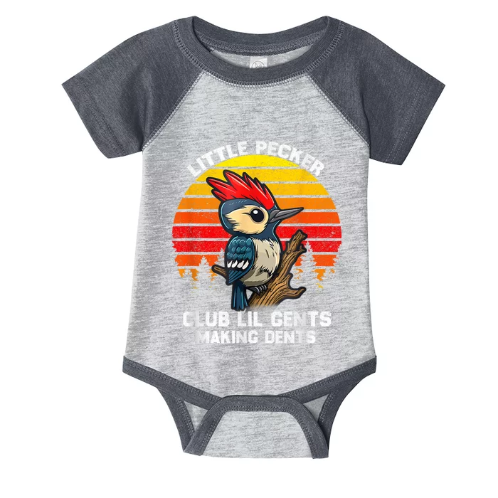 Little Pecker Club Lil Gents Making Dents Infant Baby Jersey Bodysuit