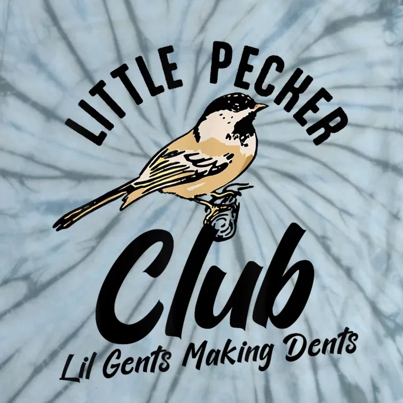 Little Pecker Club Lil Gents Making Dents Funny Tie-Dye T-Shirt