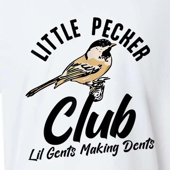 Little Pecker Club Lil Gents Making Dents Funny Sueded Cloud Jersey T-Shirt