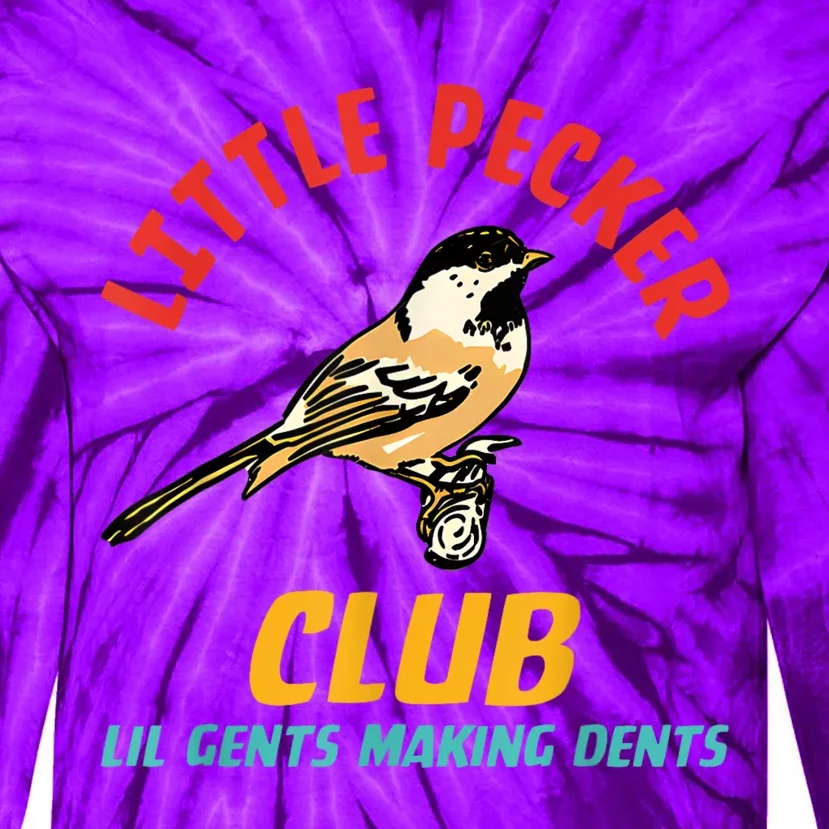 Little Pecker Club Lil Gents Making Dents Tie-Dye Long Sleeve Shirt