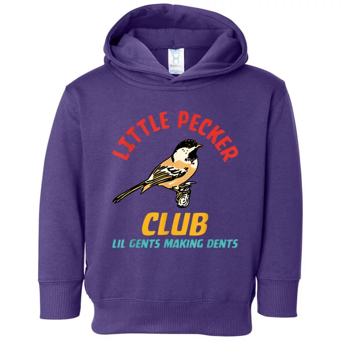 Little Pecker Club Lil Gents Making Dents Toddler Hoodie