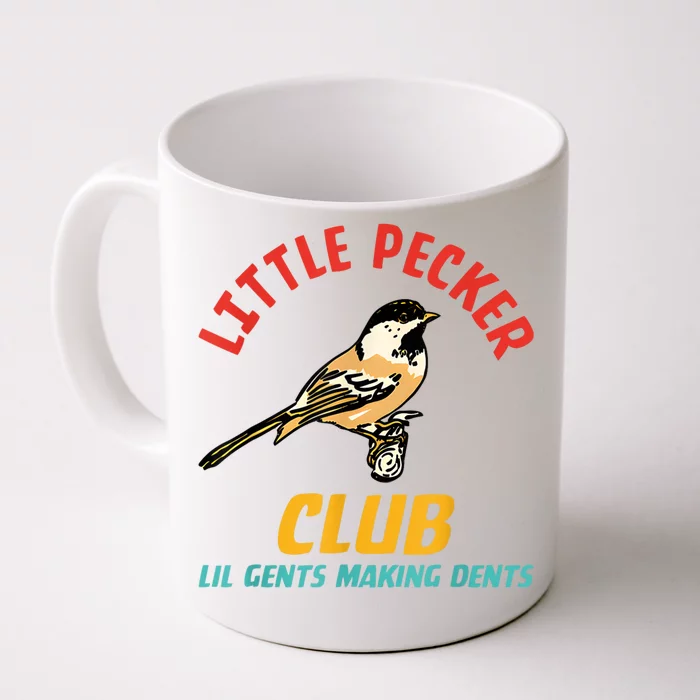 Little Pecker Club Lil Gents Making Dents Front & Back Coffee Mug