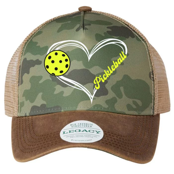 Love Pickleball Cute Pickleball Match, I Love Pickleball Legacy Tie Dye Trucker Hat