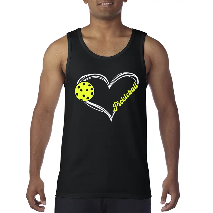 Love Pickleball Cute Pickleball Match, I Love Pickleball Tank Top