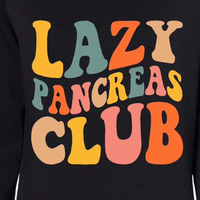 Lazy Pancreas Club Womens California Wash Sweatshirt