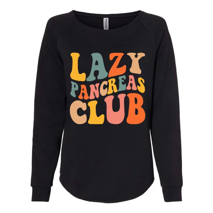 Lazy Pancreas Club Womens California Wash Sweatshirt