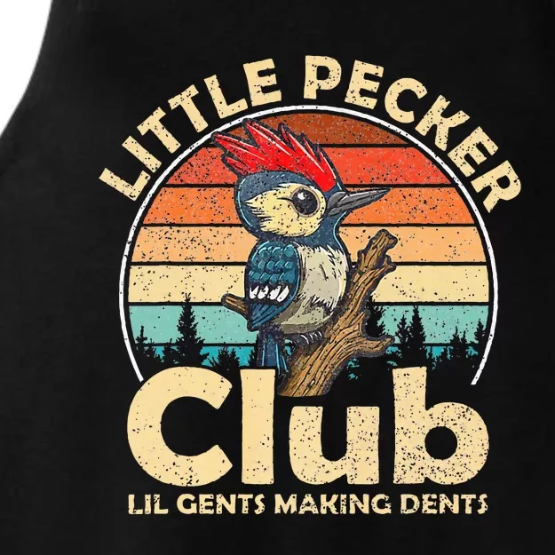 Little Pecker Club Lil Gents Making Dents Ladies Tri-Blend Wicking Tank