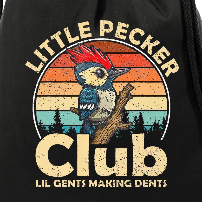 Little Pecker Club Lil Gents Making Dents Drawstring Bag