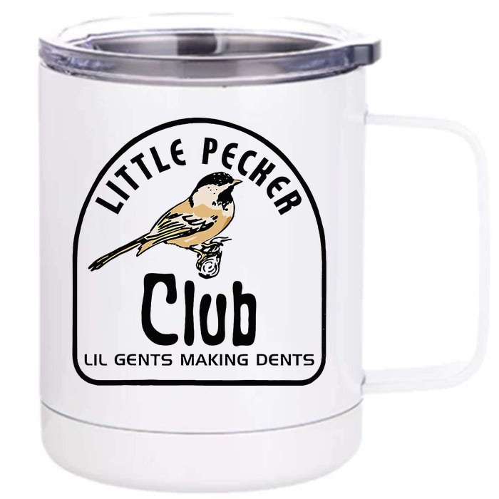 Little Pecker Club Lil Gents Making Dents Front & Back 12oz Stainless Steel Tumbler Cup