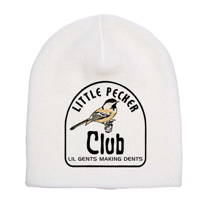 Little Pecker Club Lil Gents Making Dents Short Acrylic Beanie