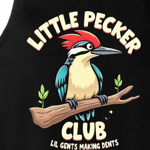 Little Pecker Club Lil Gents Making Dents Ladies Tri-Blend Wicking Tank