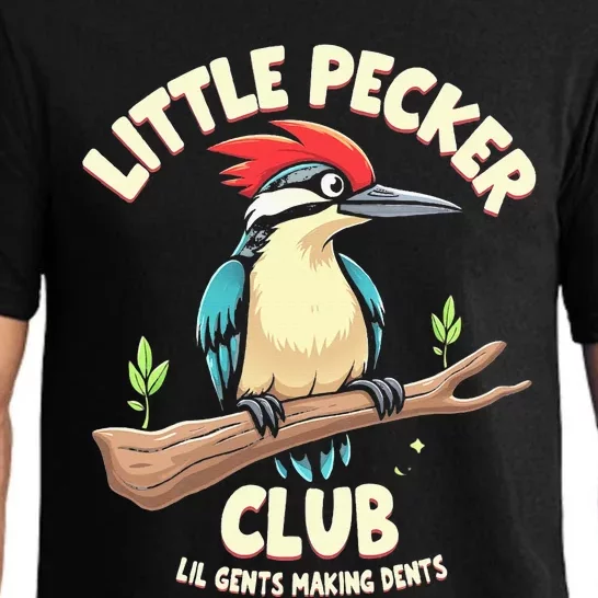 Little Pecker Club Lil Gents Making Dents Pajama Set