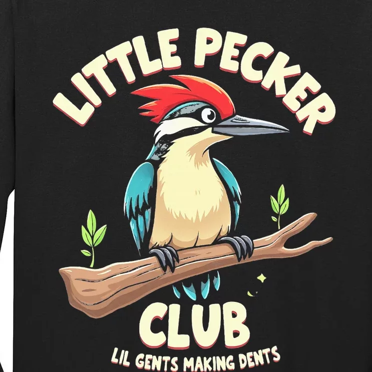 Little Pecker Club Lil Gents Making Dents Tall Long Sleeve T-Shirt