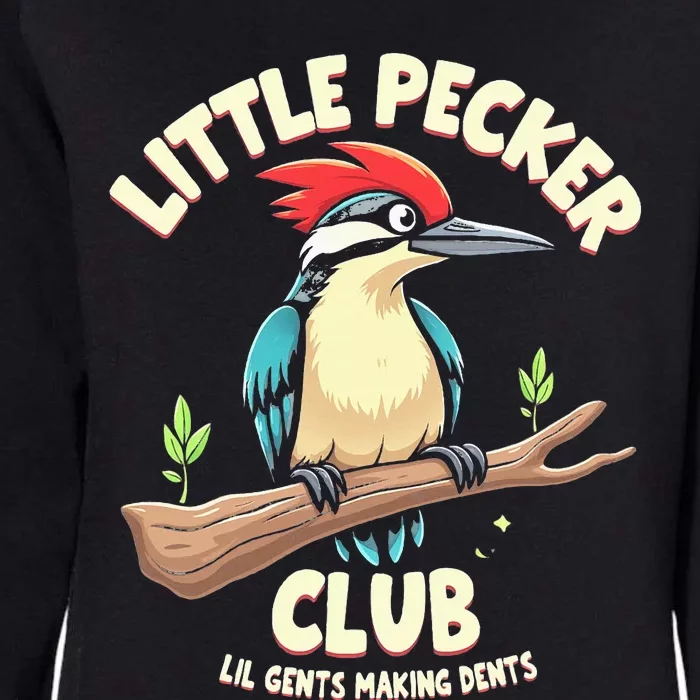 Little Pecker Club Lil Gents Making Dents Womens California Wash Sweatshirt