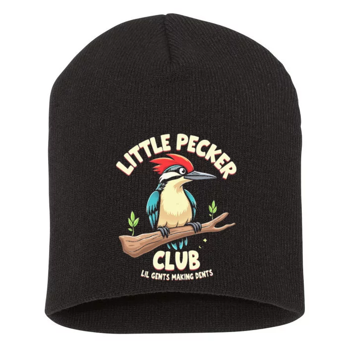 Little Pecker Club Lil Gents Making Dents Short Acrylic Beanie