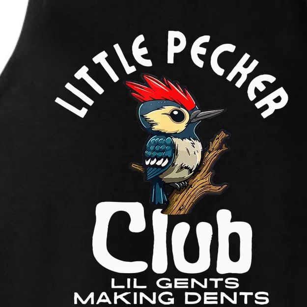 Little Pecker Club Lil Gents Making Dents Ladies Tri-Blend Wicking Tank