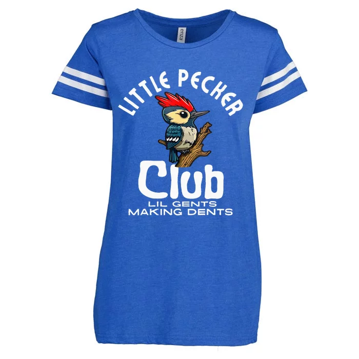 Little Pecker Club Lil Gents Making Dents Enza Ladies Jersey Football T-Shirt